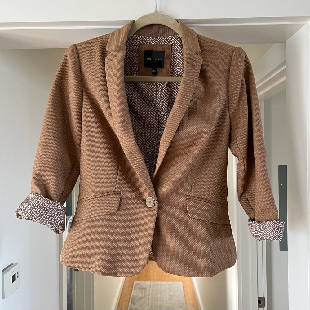 The Limited Camel Blazer